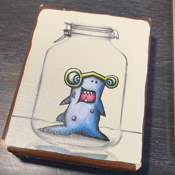 Limited Edition Kudlah Shark Jr Art - Picture 1 of 2